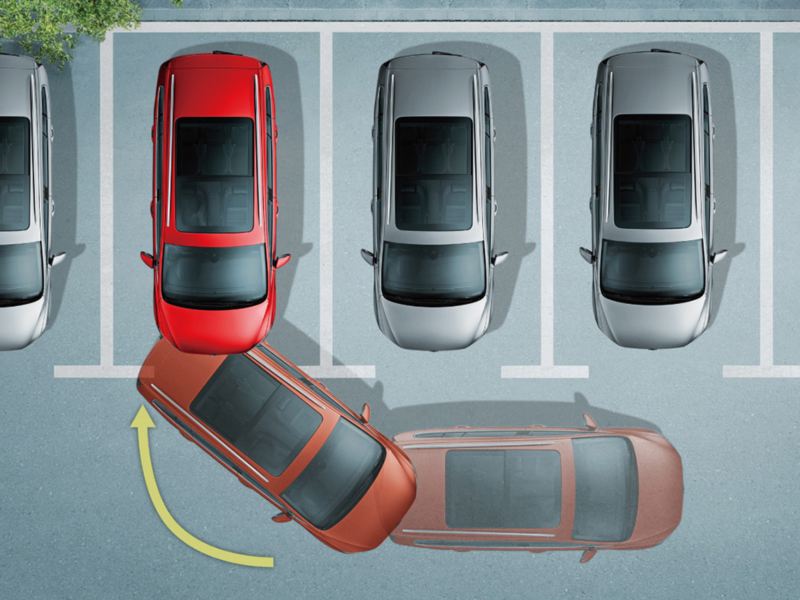 入庫から出庫まで安全な駐車をサポート。