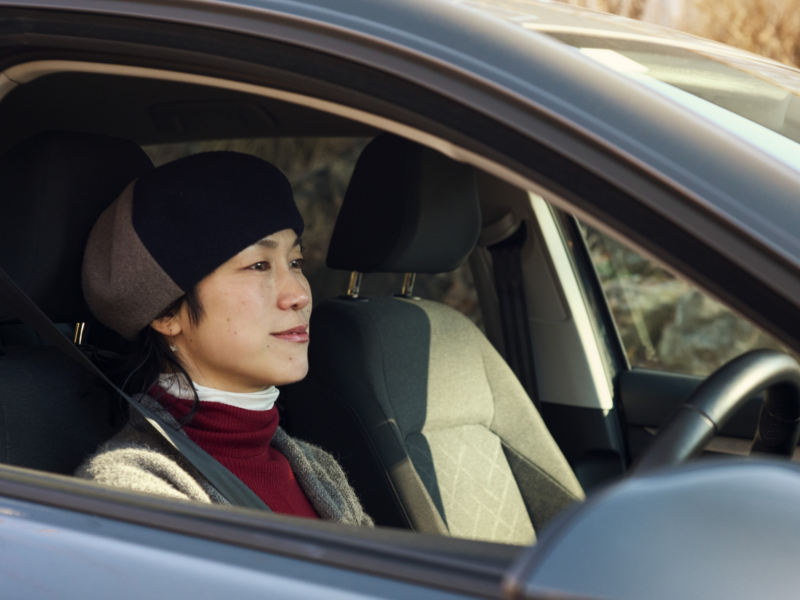 uehara san in her car 