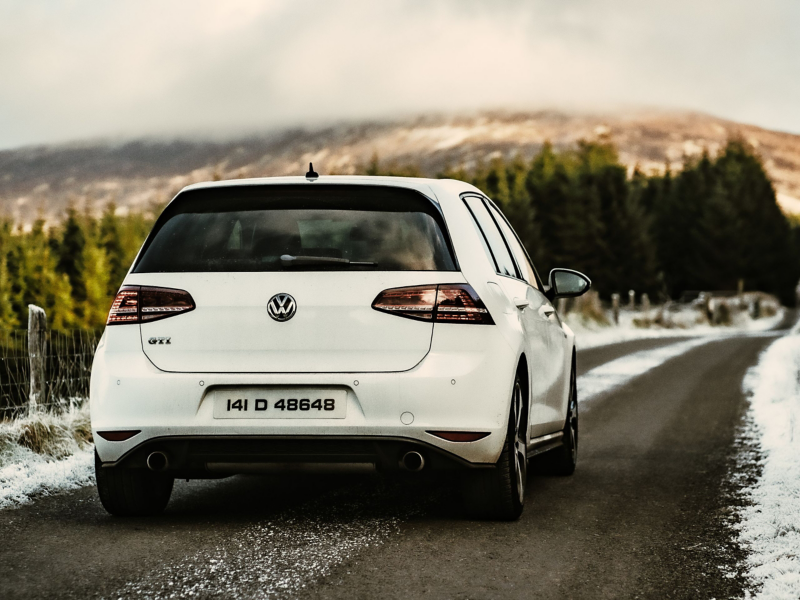 Volkswagen White Golf GTI User Generated Content 