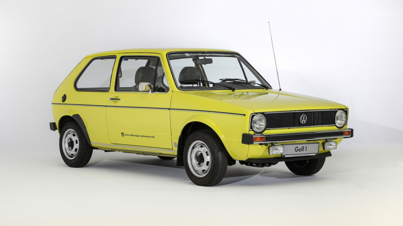 La Golf 1 sur fond blanc