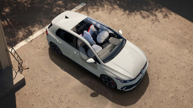 GTI 2025. Bolsas de aire delanteras, traseras y tipo cortina. 