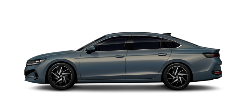 Side view of the new Passat