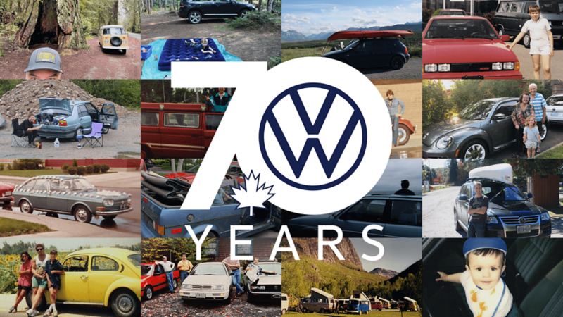 Collage de photos de propriétaires de Volkswagen