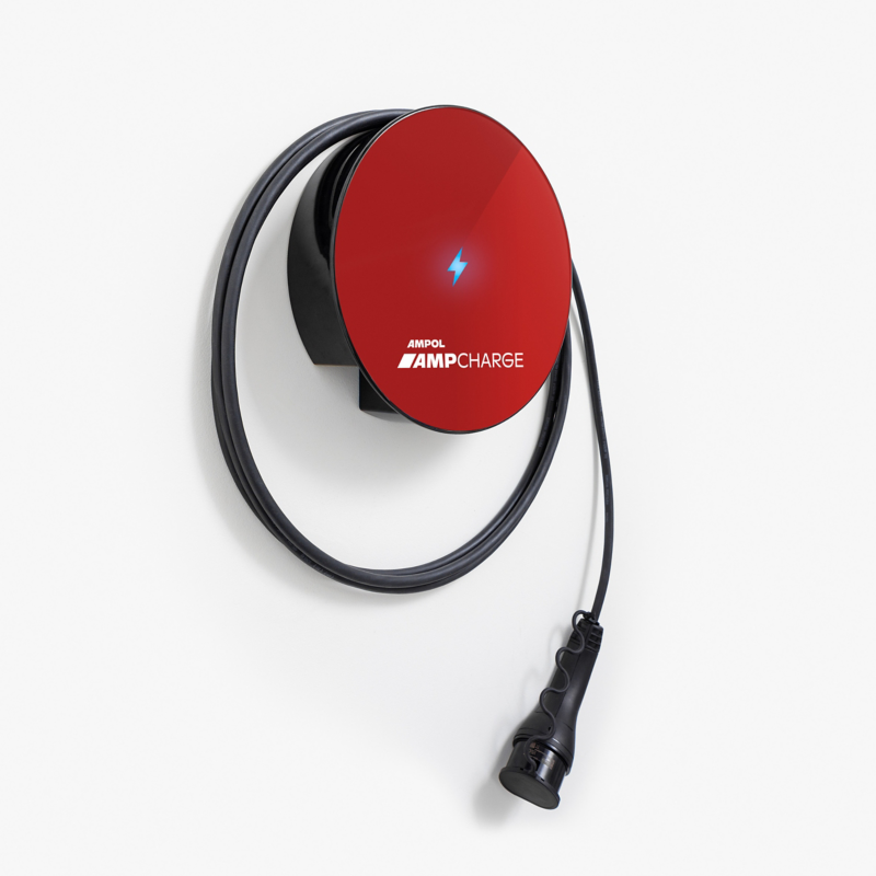 Ampol AmpCharge in red