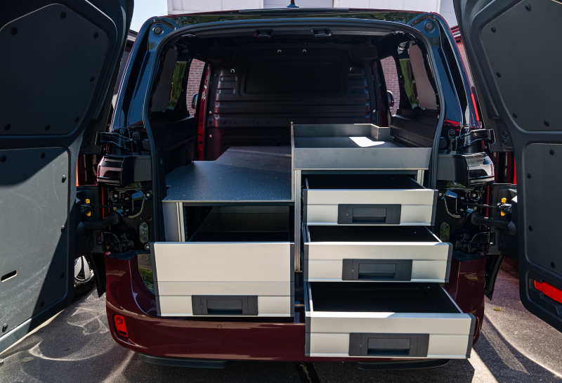 Inbouw van de ID. Buzz Cargo van Quooker