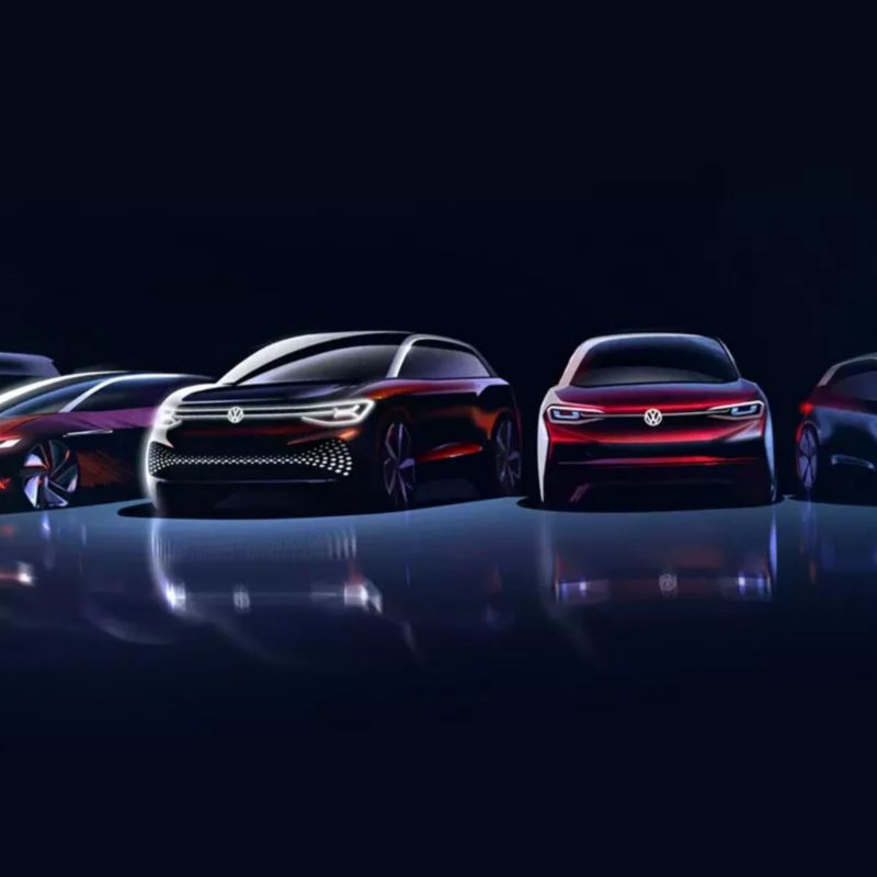 VW electric car family
