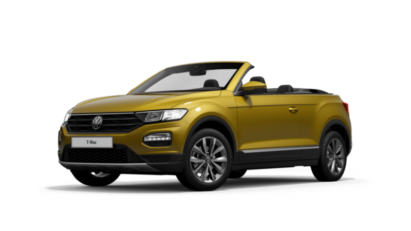 volkswagen t-Roc Cabrio Amarillo Curcuma