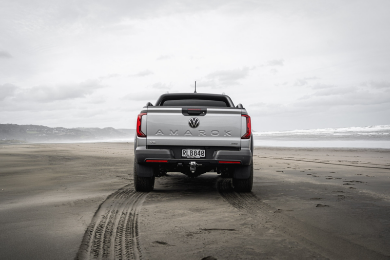 Amarok on beach