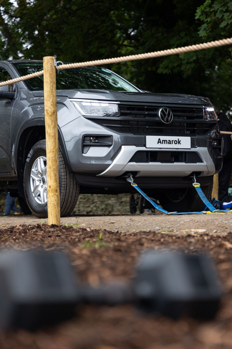 close up of an Amarok used for the Amarok pull challenge