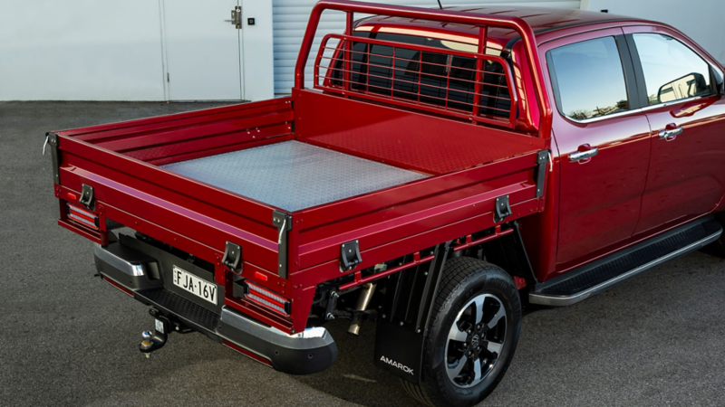 Heavy Duty Red Steel Tray