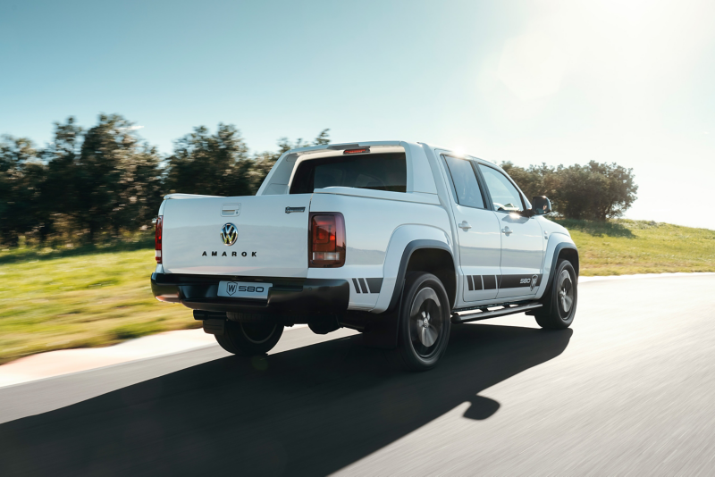 Amarok W-Series on the race track