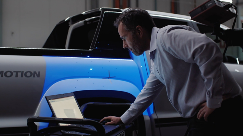 Close up of Walkinshaw badge on tailgate of Volkswagen Amarok W-Series