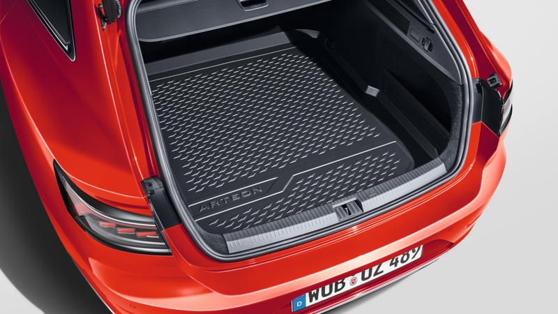 VW Accessories luggage compartment tray in a VW Arteon SB model