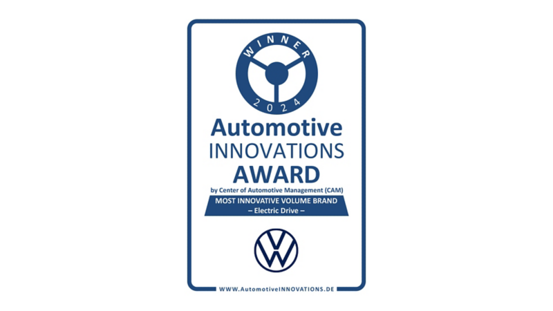 Siegel des Automotive Innovations Award 2024