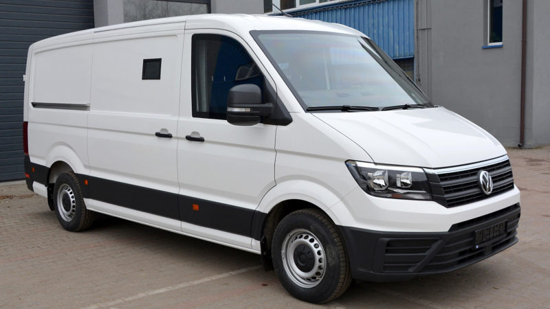 Volkswagen Crafter bankowóz.
