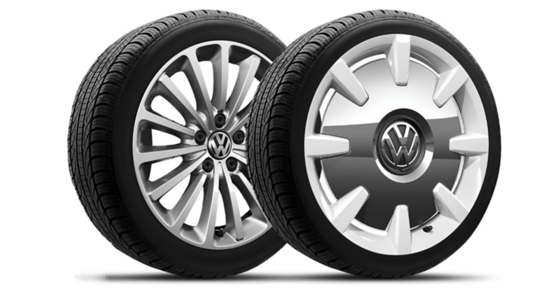 The 2019 Volkswagen Beetle Final Edition SEL model wheels.