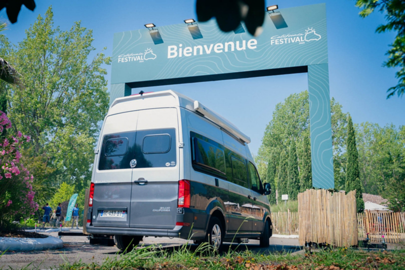 arrivée d'un van grand california california festival vw volkswagen 2025
