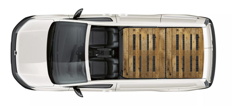 Caddy Cargo Maxi załadunek paletami Euro-3