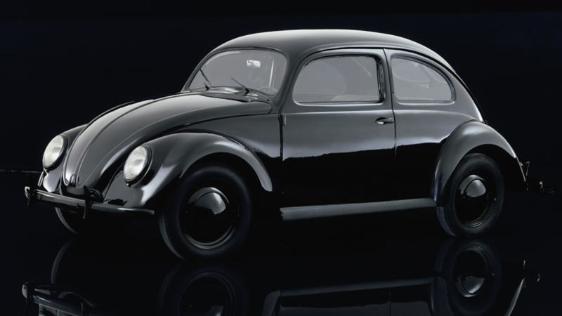 Prima serie Maggiolino VW30 nero.