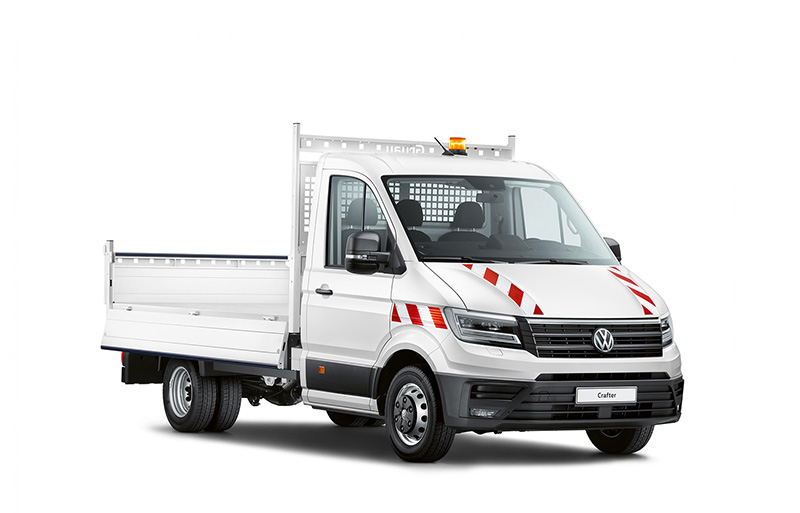 Volkswagen Crafter Podwozie z wywrotką.