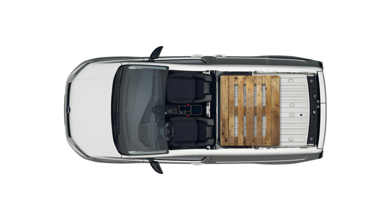 Caddy Cargo med EU3 pall