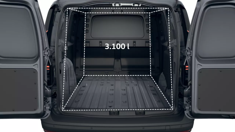 Caddy Cargo PanAmericana eHybrid wymiary paki.
