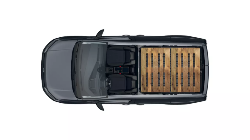Caddy Cargo PanAmericana załadunek z palet Euro.