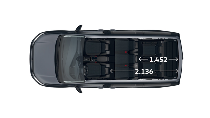 Caddy Dark Label Maxi eHybrid von oben.