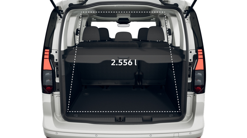 Caddy "ENERGY" eHybrid Laderaum.