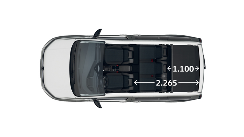 Caddy "ENERGY" eHybrid Innenraum.