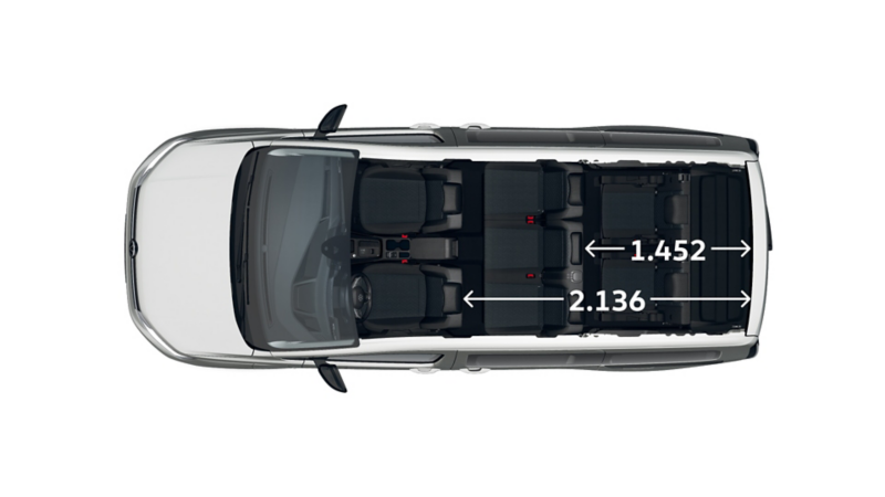 Caddy Edition Maxi eHybrid von oben.