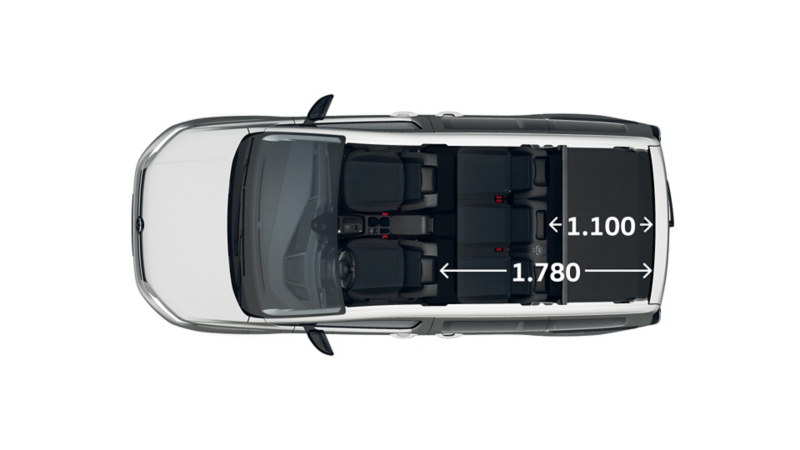 Caddy Edition eHybrid von oben.