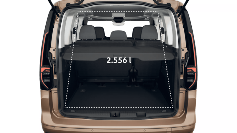 VW Caddy Style widok z tyłu.