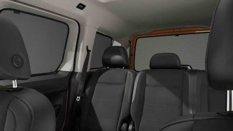 VW Accessories sun blinds in focus