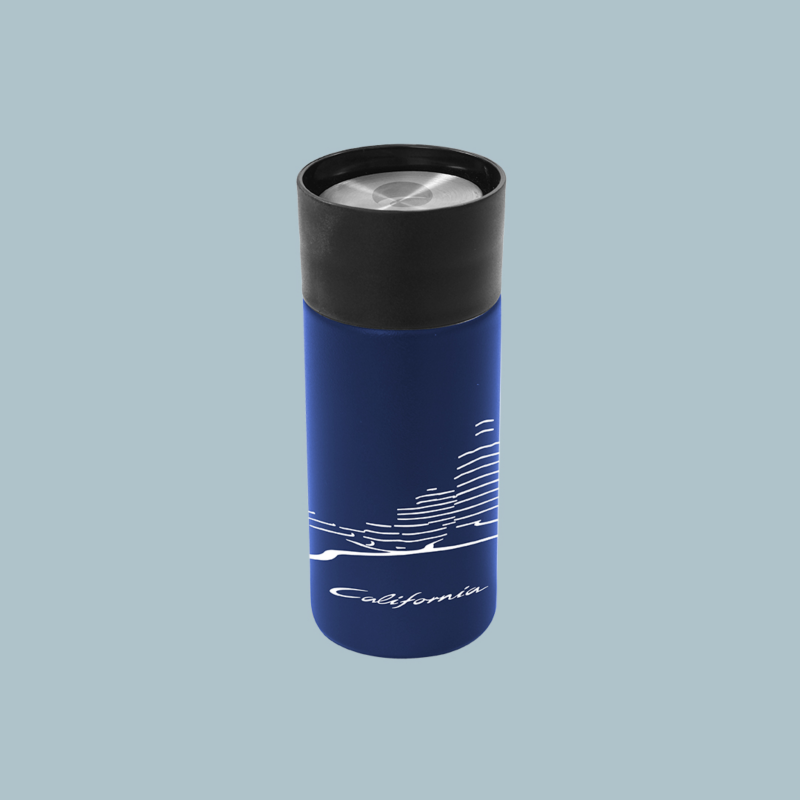 Photo of the California thermos mug product.