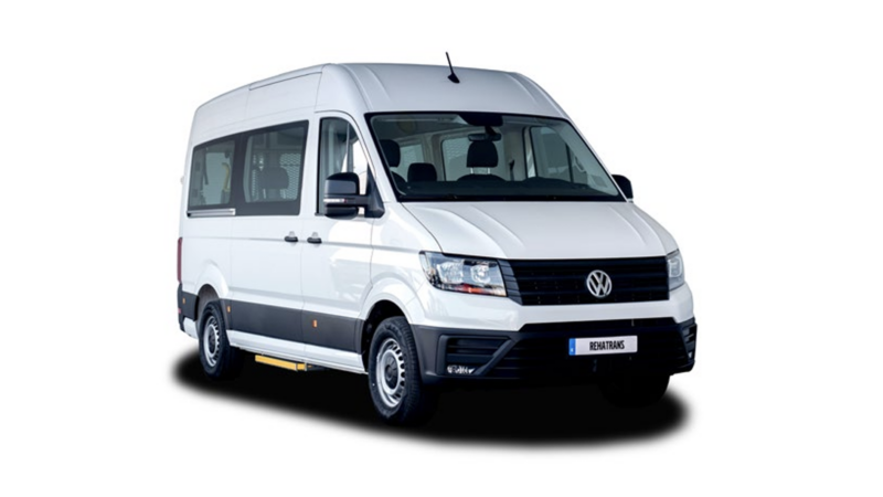 Primer plano del VW Crafter People Kombi