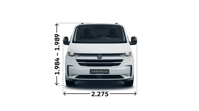Caravelle Edition kurzer Radstand Front