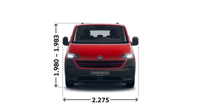 Caravelle długi rozstaw Front