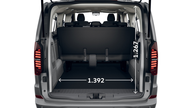 Caravelle Life langer Radstand Laderaum