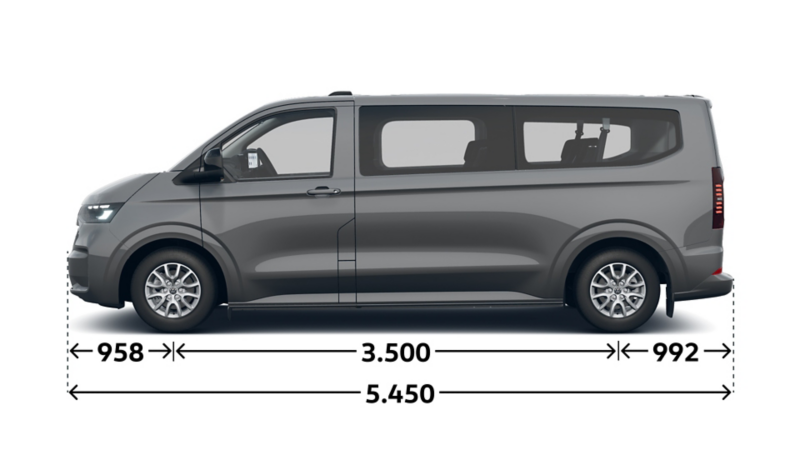 Caravelle Life langer Radstand Seite