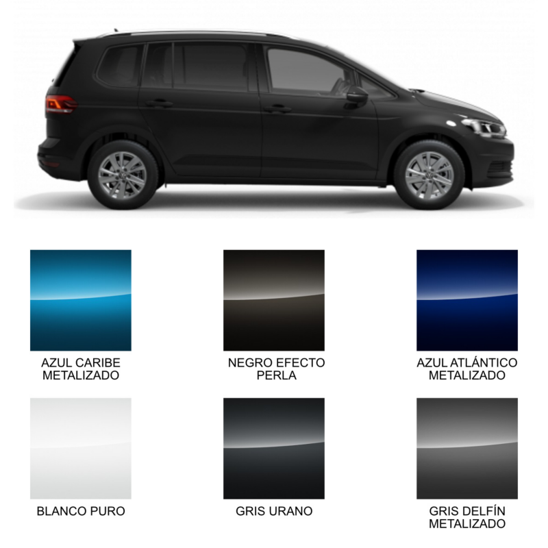 Colores Volkswagen Touran Canarias