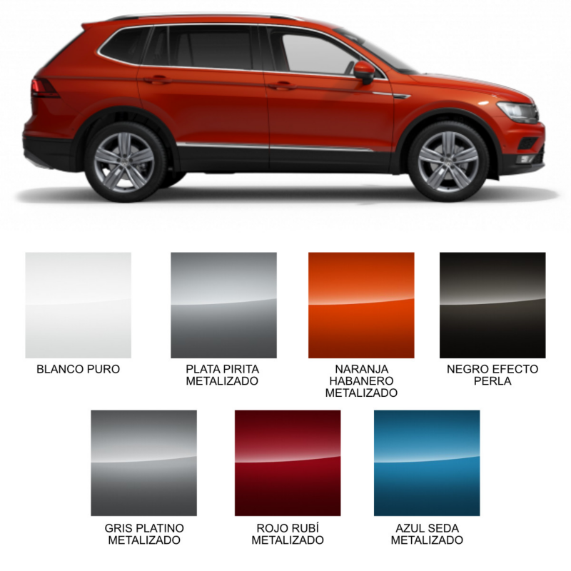 Colores Tiguan Allspace Volkswagen