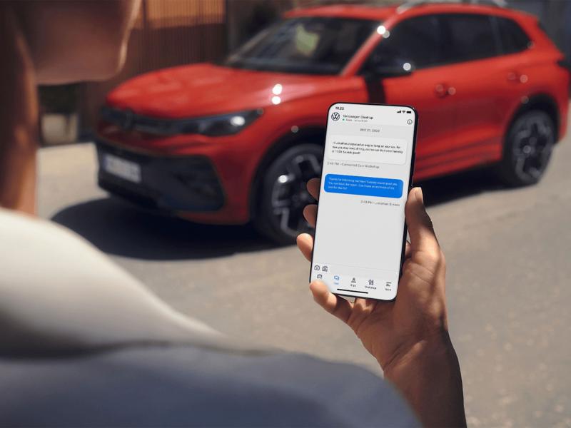 Connected cars app on phone