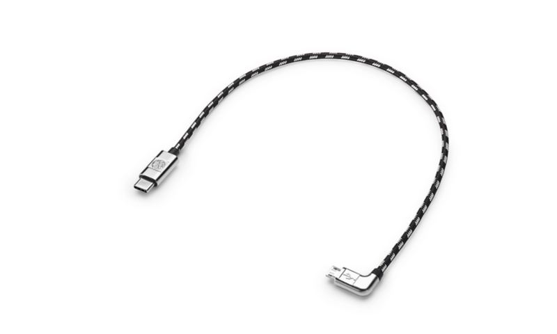 Volkswagen Genuine Connecting Wires USB-A to Micro-USB Premium 30cm