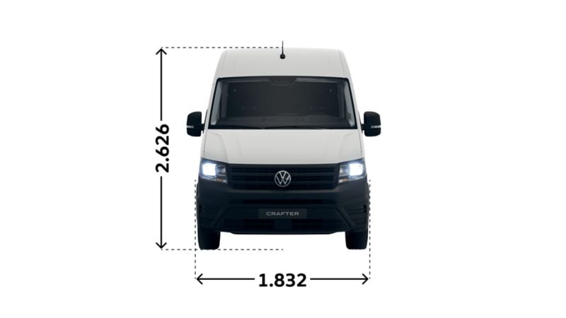 Crafter Kastenwagen Hochdach 50/55 TDI Front