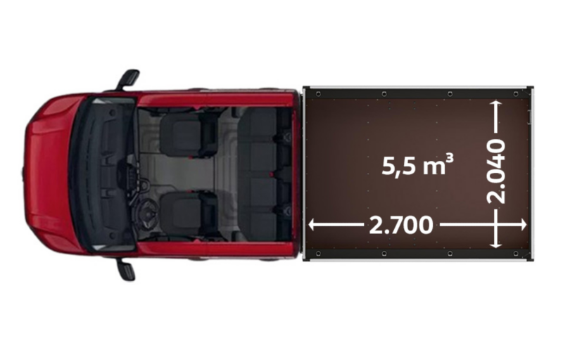 Crafter Skrzyniowy z podwójną kabiną L3