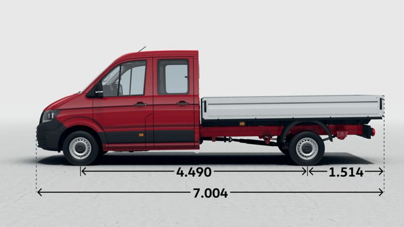 Crafter Pritschenwagen Doppelkabine 35 TDI Seite