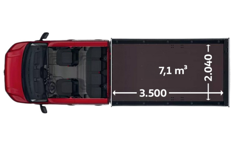 Crafter Skrzyniowy z podwójną kabiną L4