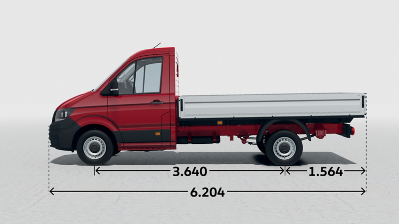 Crafter Pritschenwagen Einzelkabine 35 TDI Seite