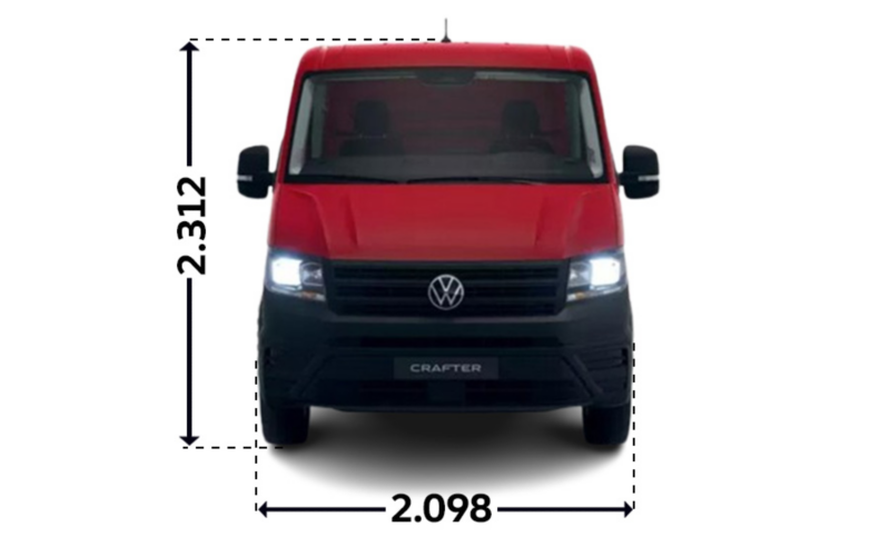 Crafter Skrzyniowy z pojedynczą kabiną L3